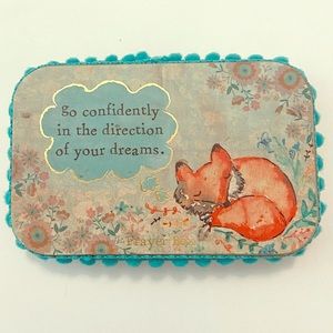 Natural Living Prayer Box with cards & pen